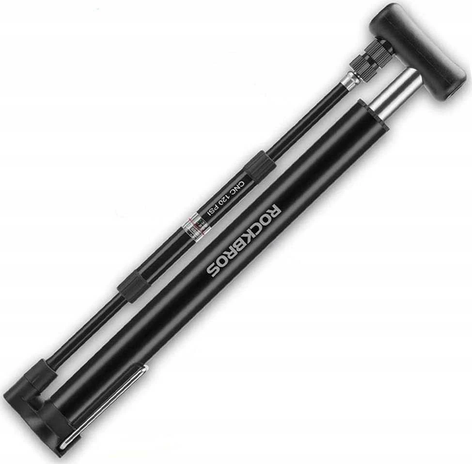 Rockbros 42322821001 floor bicycle pompa – juodos spalvos