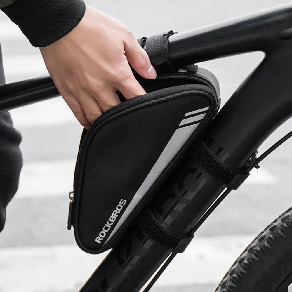 Rockbros B55-BK krepšys dviračiui for frame 0.7 l – juodos spalvos
