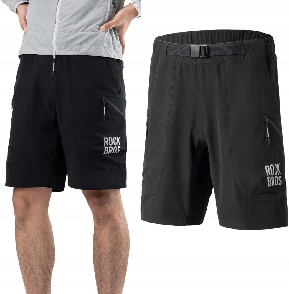 Rockbros YDDK015 shorts with belt dydis XXL - juodas