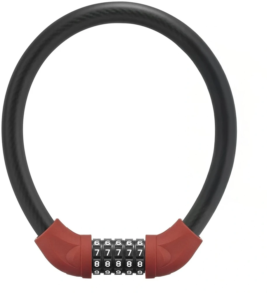 Rockbros RKS570-RD ​​​​dviračio spyna – plieno lynas, kodas