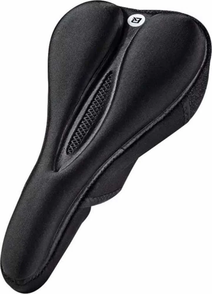 Rockbros LF047-B silicone gel bicycle seat cover dydis L – juodos spalvos