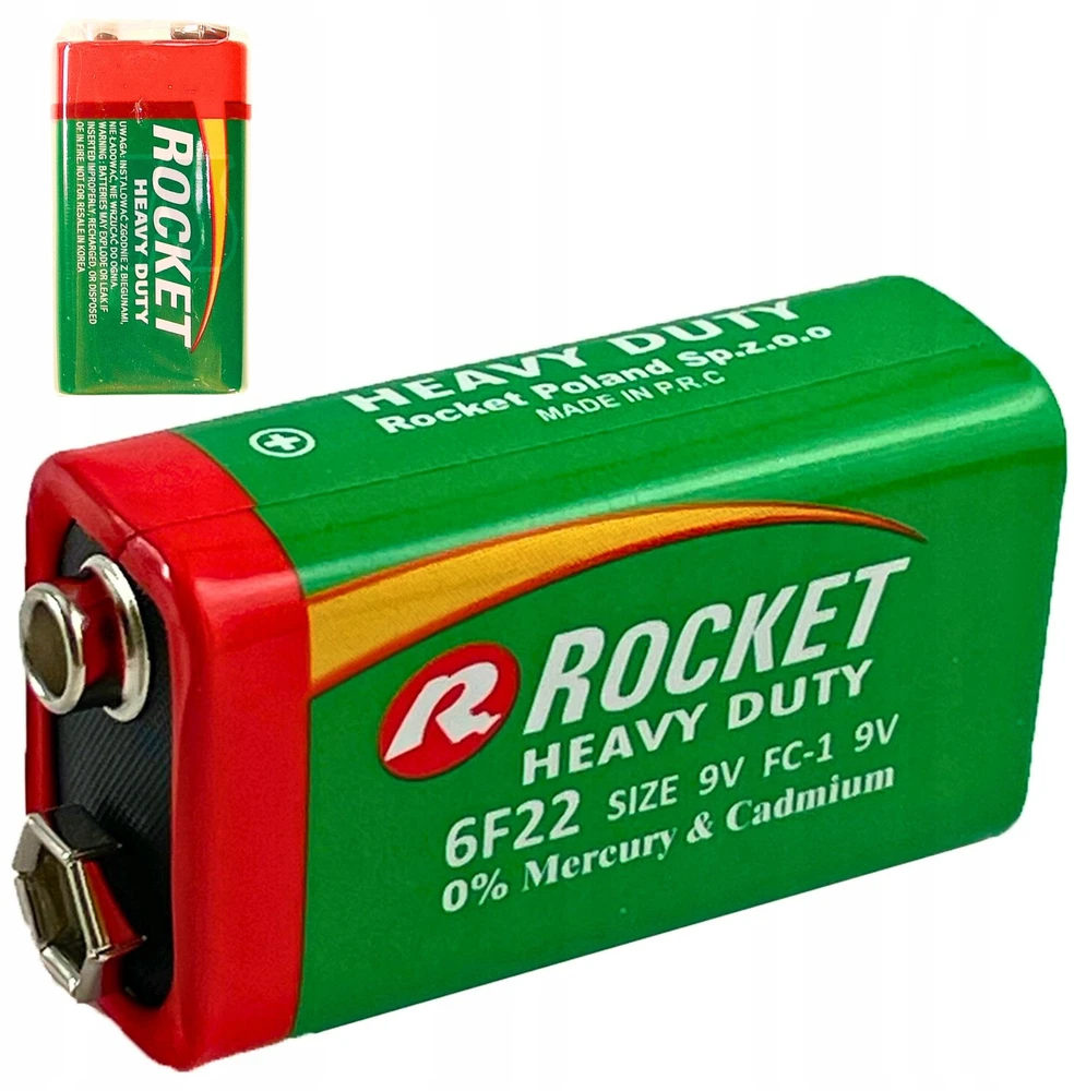 Rocket 6F22-1AA (9V) celofano pakuotė 1 vnt.