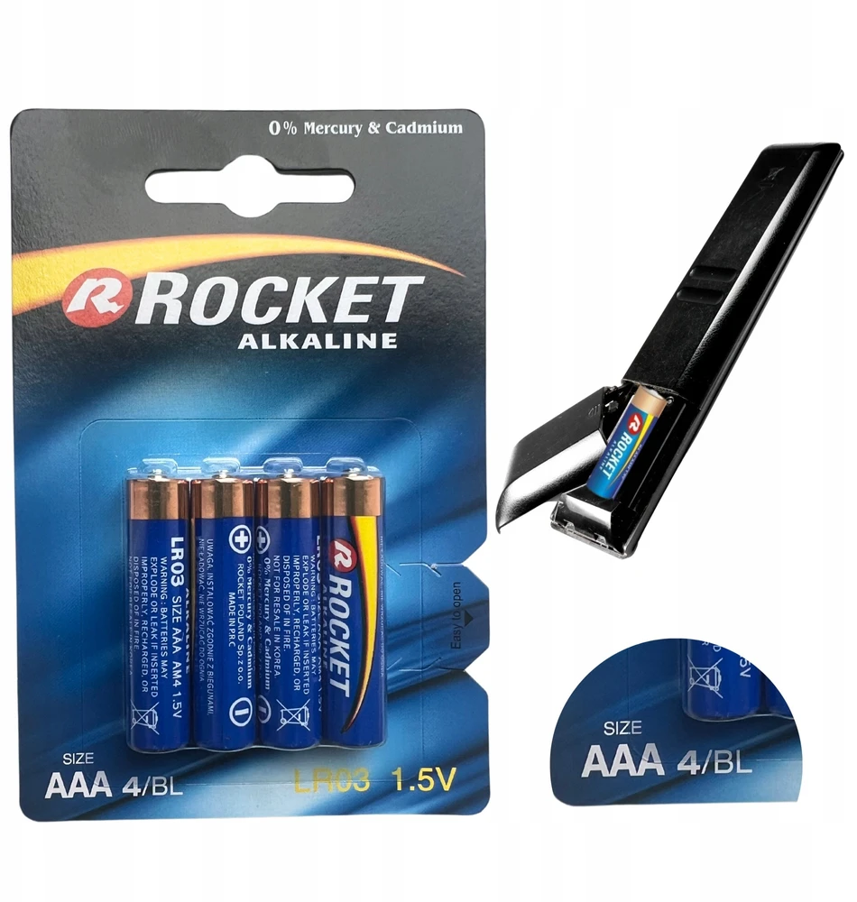 „Rocket LR03-4BB“ (AAA) 4 GB lizdinė pakuotė