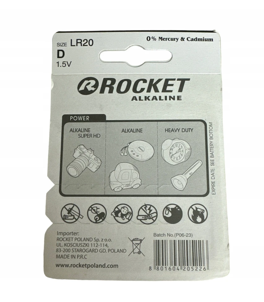 Rocket LR20-2BB (D) opakowanie blisterowe 2gb