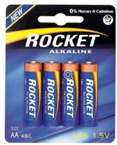 „Rocket LR6-4BB“ (AA) 4 GB lizdinė pakuotė