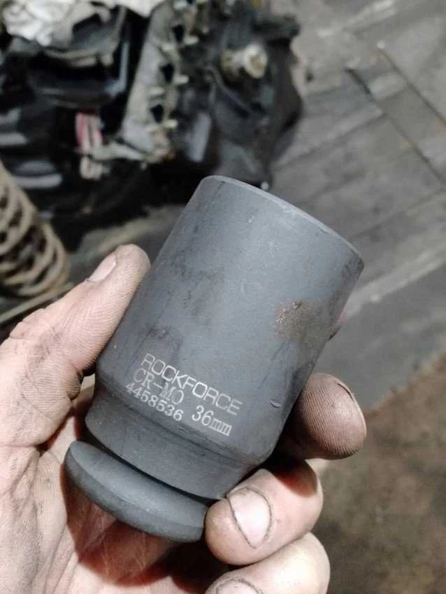 Rockforce Plonasienių smūginių galvučių rinkinys 1/2'' (6-kampės) 3 vnt. (17,19,21mm)