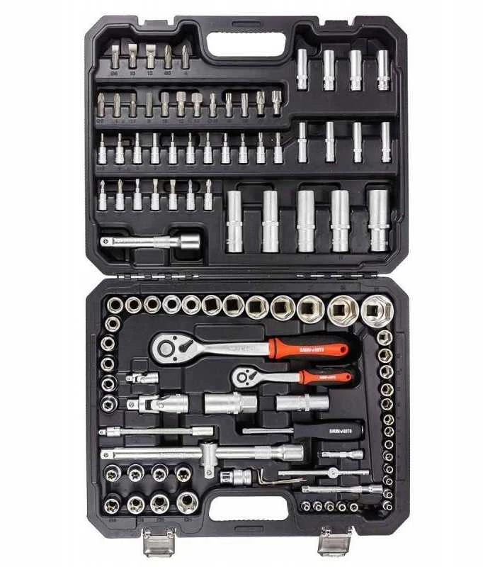 Įrankių rinkinys Rockforce Įrankių rinkinys 1/2" i 1/4" 109el. (6-kątnych) (4-22mm)