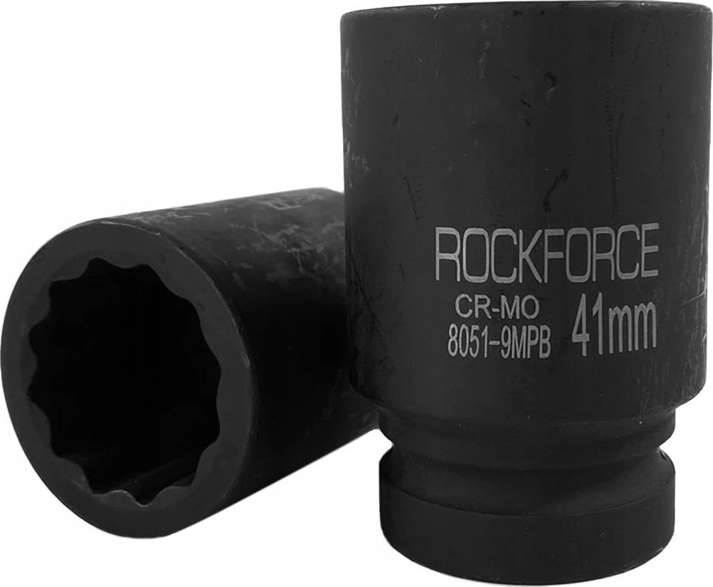 Rockforce Gilaus smūginio antgalių rinkinys 1'' 5 vnt. (12 briaunų) (27-41mm)