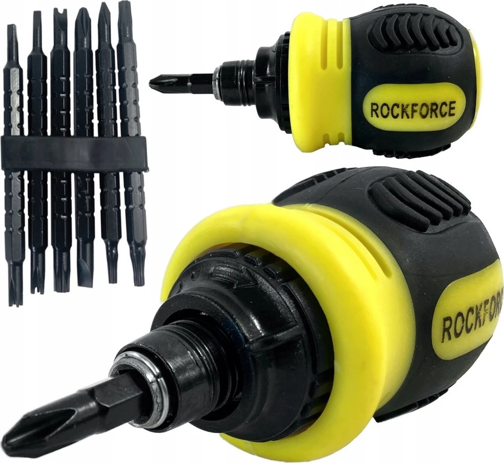 Rockforce Dvipusis atsuktuvas su antgaliais