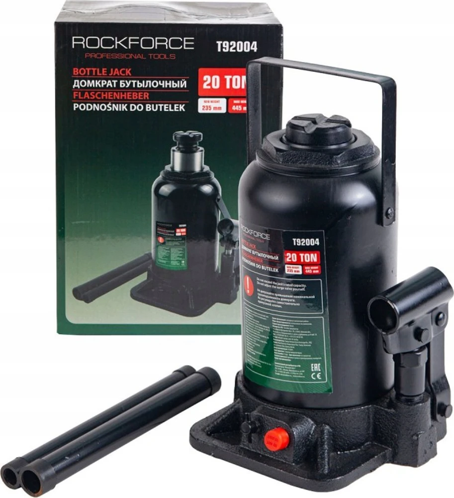 Rockforce Wmc ROCKFORCE HIDRAULINIS stūmoklinis kėliklis 20T 235-435mm