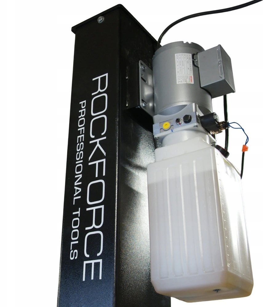 Rockforce Elektrohidraulinis dviejų kolonų keltuvas 4t automatinis 400V - prailginamos svirtys