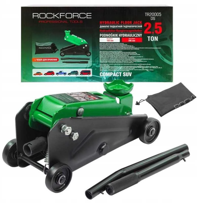 Rockforce Hidraulinis keltuvas 2,5 t (h min 135 mm, h max 395 mm)