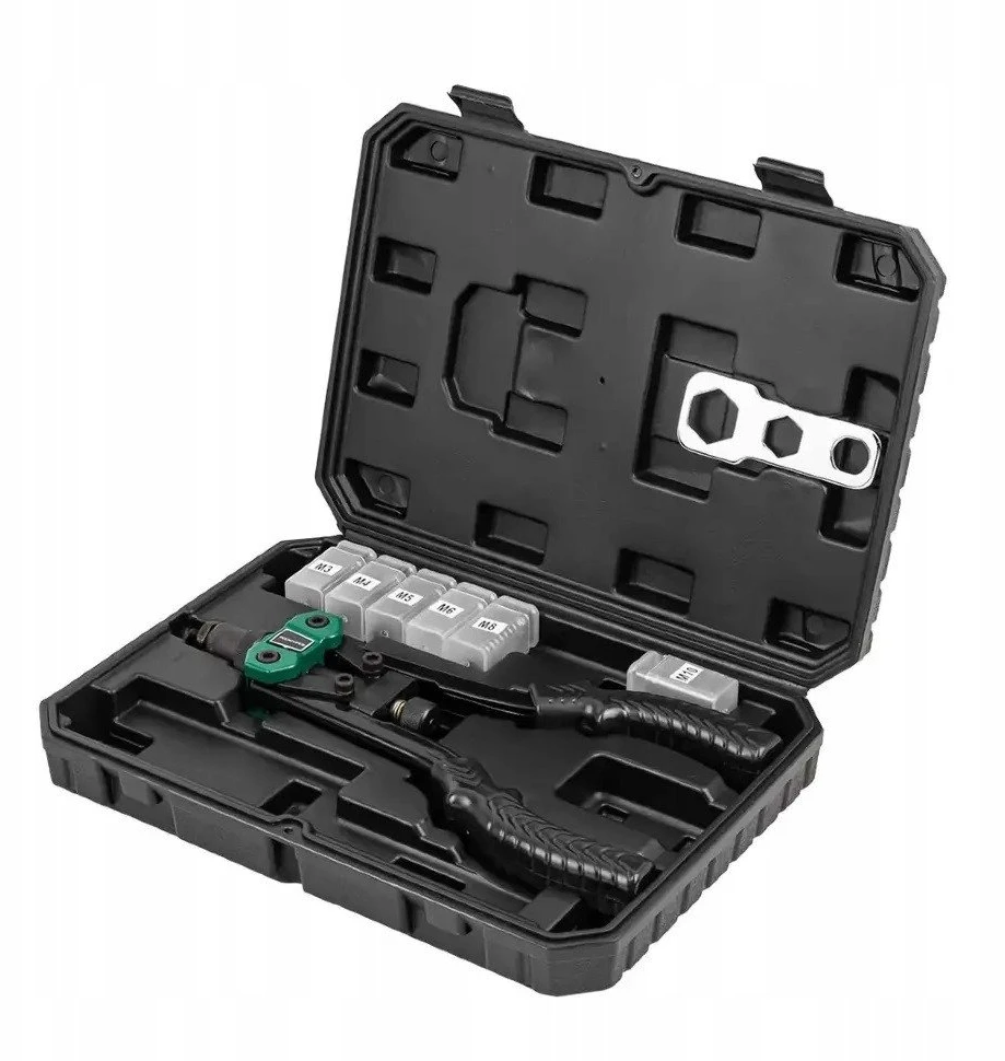 Rockforce Riveter kniedžių veržlėms sustiprinta (L - 320 mm, - M3, M4, M5, M6, M8, M10)