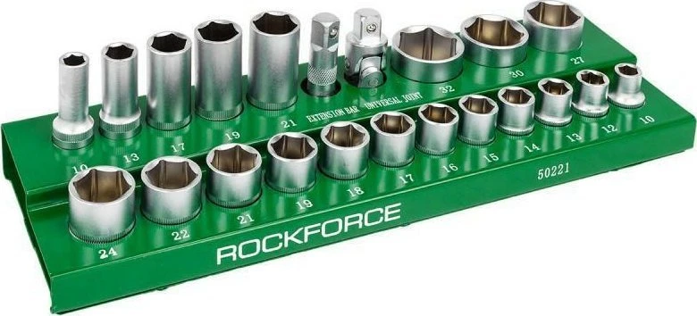 Rockforce Wmc ROCKFORCE TRUMPAI 6 KAMPI LIZDAI. 22 vnt. 1/2" 10-32mm /INSERT/SHELF