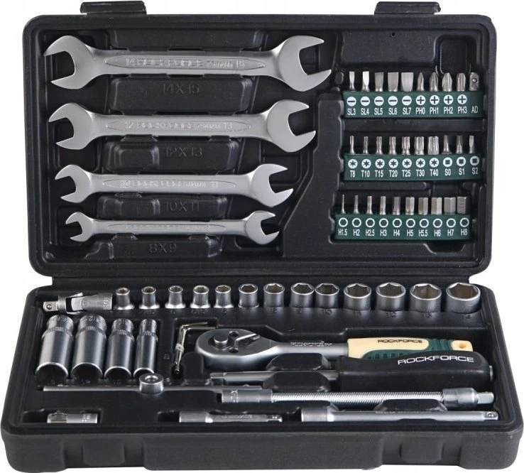 Rockforce Wmc ROCKFORCE RAKTŲ RINKINYS 1/4″ 62 vnt.
