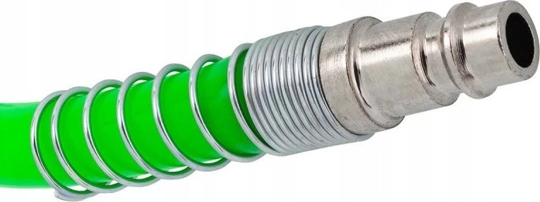 Rockforce spiralinė žarna su greitomis jungtimis 10mm x 15m