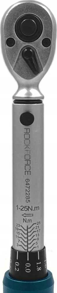 Rockforce Wmc ROCKFORCE DINAMOMETRINIS RAKTAS 1/4″ 1-25Nm PREMIUM