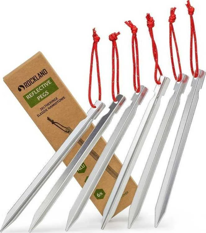 Kuoliukai palapinei Rockland Reflective pegs 18 cm 6 vnt.