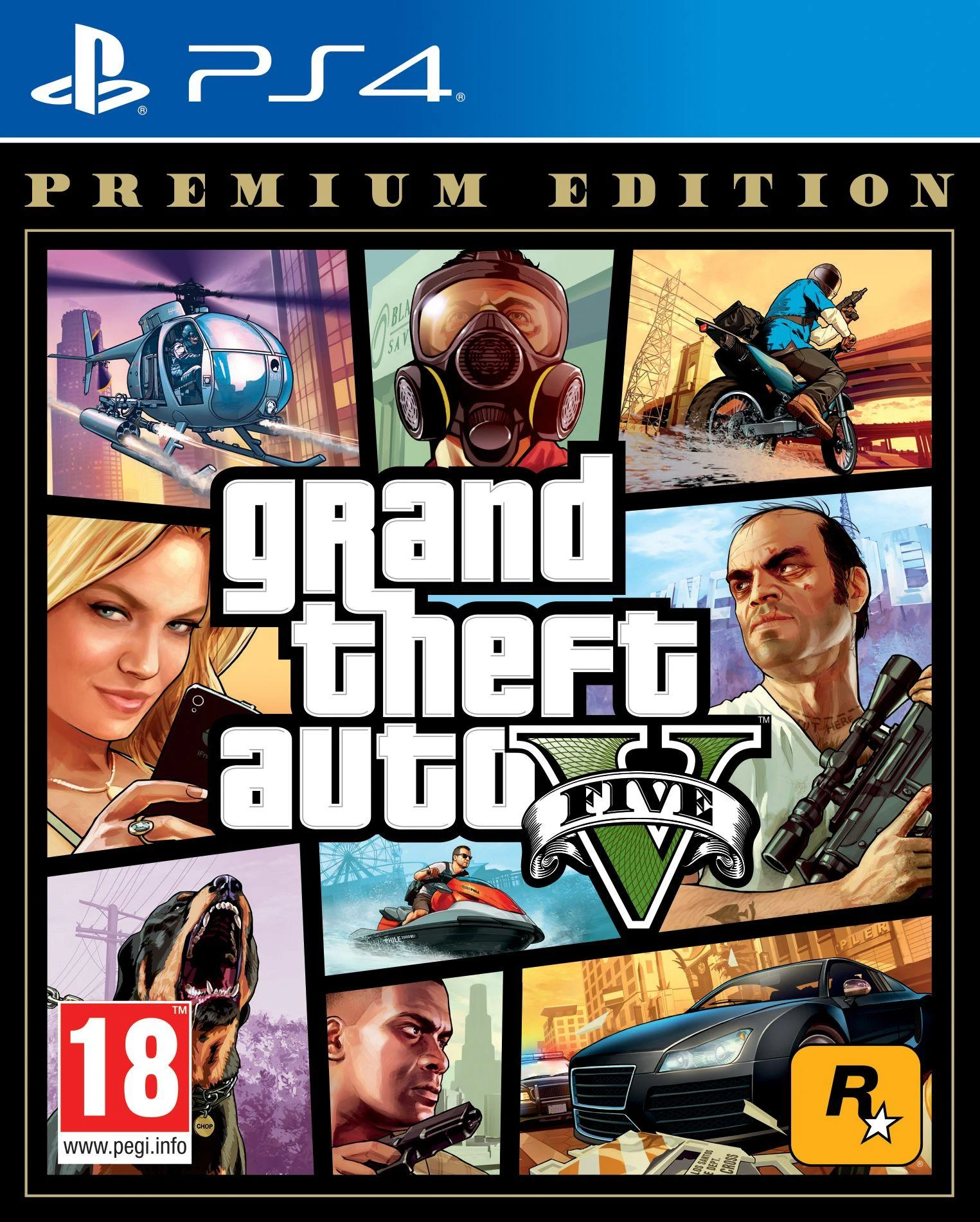 Rockstar Games PS4 Grand Theft Auto 5 Premium Edition