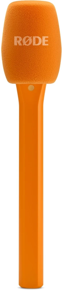 „Oranžinis Rode Microphones Interview Micro“, mikrofonas - oranžinis, rankinis adapteris „Rode Wireless Sendemodule“