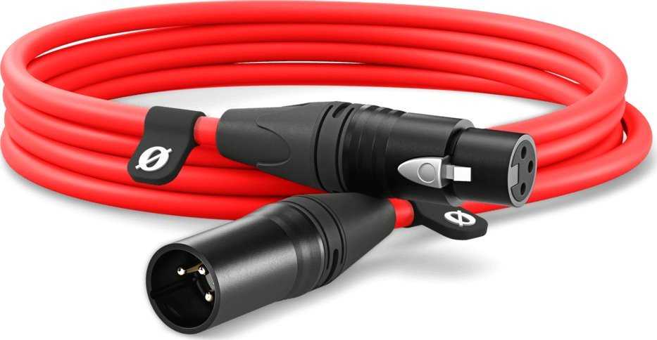 RODE XLR CABLE-3m red - XLR/XLR kabelis