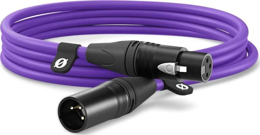 RODE XLR mikrofoninis laidas, 3m violetinis