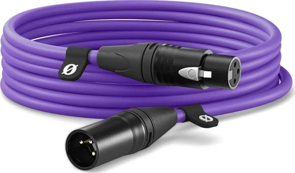 RODE violetinis XLR laidas, susuktas 6m kabelis