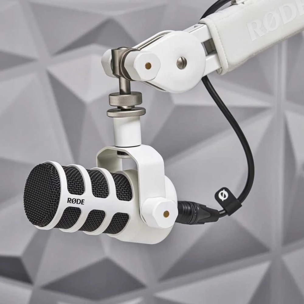 Rode RØDE PodMic - dinaminis mikrofonas, baltas