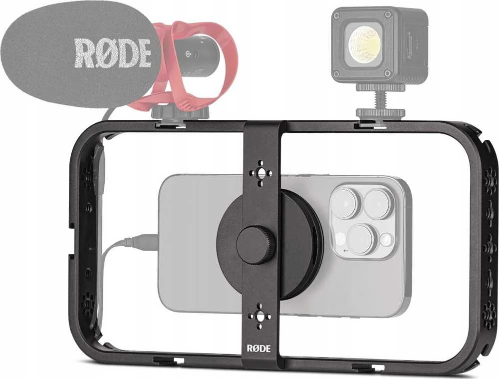Rode Telefono Korpusas - RØDE PHONECAGE 1/4, 3/8" Aliuminis Juodas