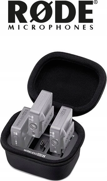 Rode įkrovimo dėklas, skirtas Wireless GO II