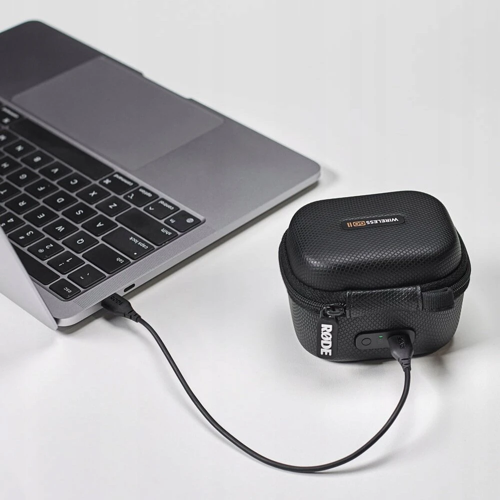 Rode įkrovimo dėklas, skirtas Wireless GO II