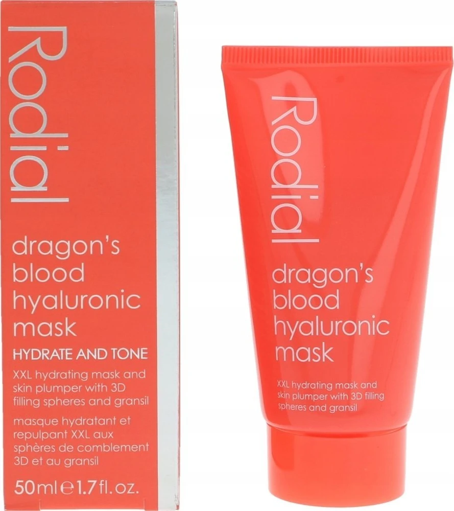 Rodial Dragon's Blood Hyaluronic Mask drėkinanti veido kaukė, 50 ml
