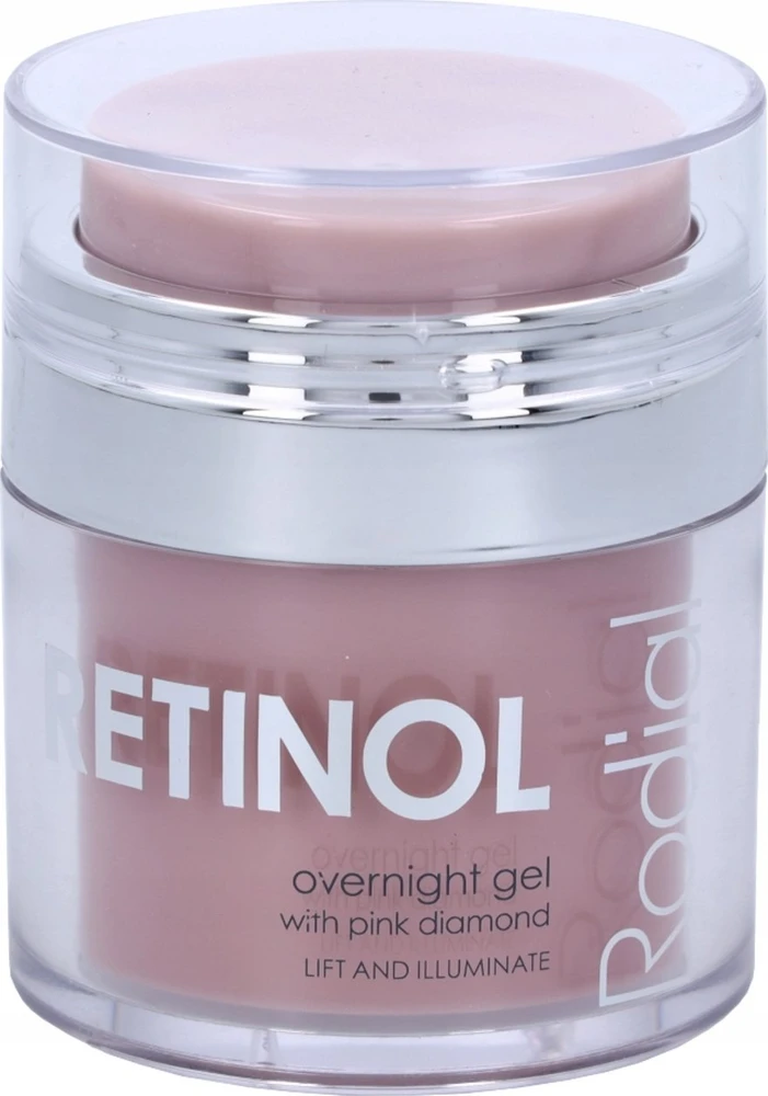 Rodial Rožinė Diamond Retinol Overnight Gel naktinis veido kremas–gelis, 50 ml