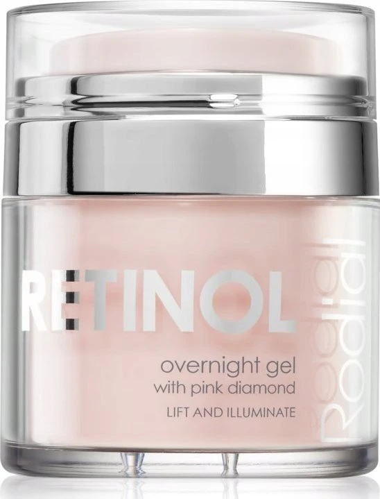 Rodial Rožinė Diamond Retinol Overnight Gel naktinis veido kremas–gelis, 50 ml