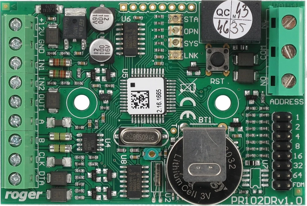 PRIEIGOS KONTROLERIS PR102DR-BRD ROGER
