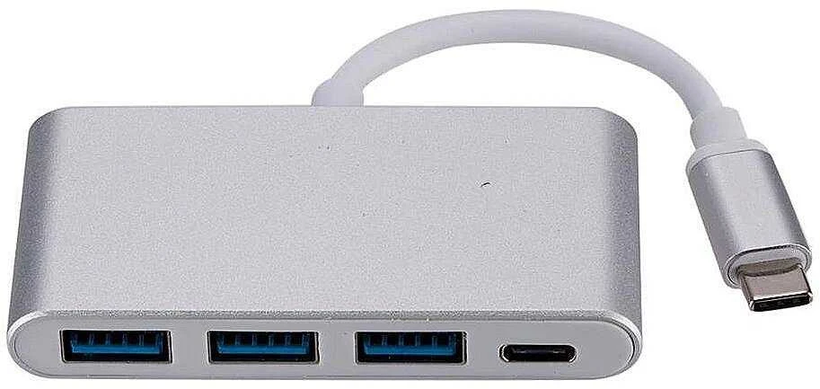 USB-C šakotuvas su trimis USB-A jungtimis