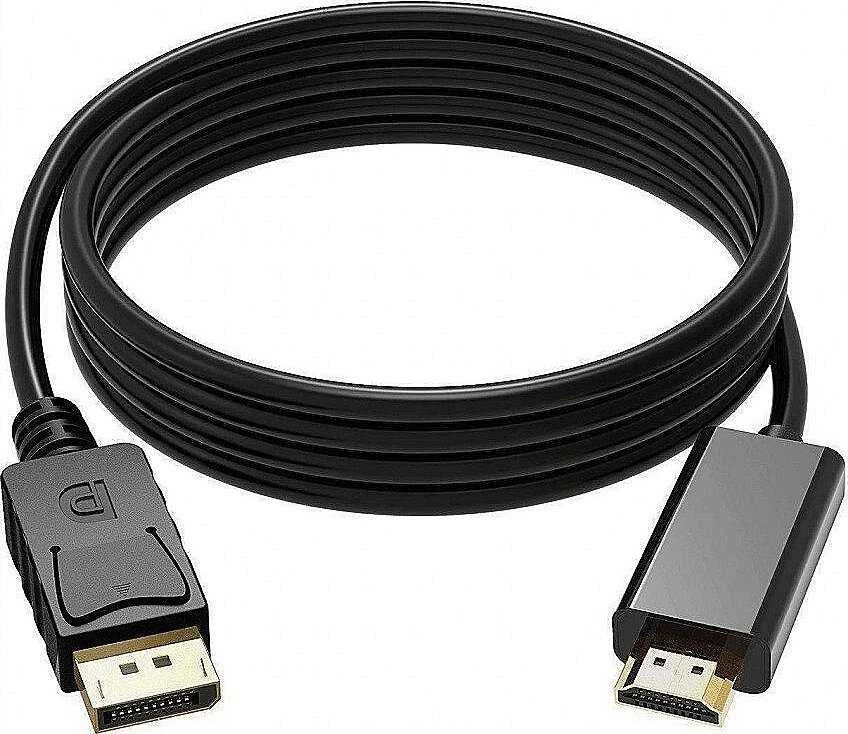 „RoGer DisplayPort“ į HDMI kabelis / 4K x 2K / 1,8M / Juodas