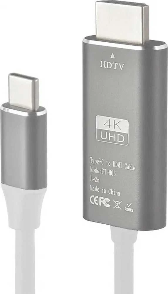 Roger USB-C į HDMI kabelis su 4K UHD jungtimis