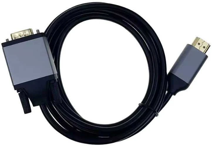 RoGer HD2VGCAB HDMI į VGA kabelis 1,8m / 1080p60Hz / Pilkas