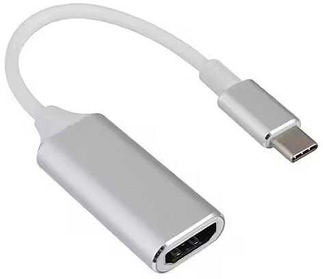 USB adapteris Roger RoGer multimedijos adapteris USB-C į HDMI (4K @ 30Hz, 1080P @ 60Hz) Sidabrinis