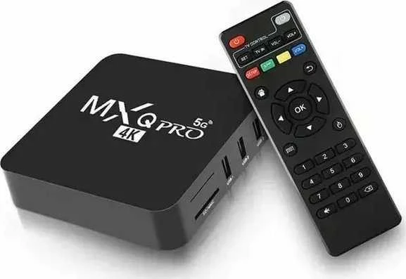 Vaizdo grotuvas „Roger MXQ Pro 4K 5G“ TV priedėlis su 2 GB / 16 GB procesoriumi, keturių branduolių procesoriumi ir „Android 12“ procesoriumi.