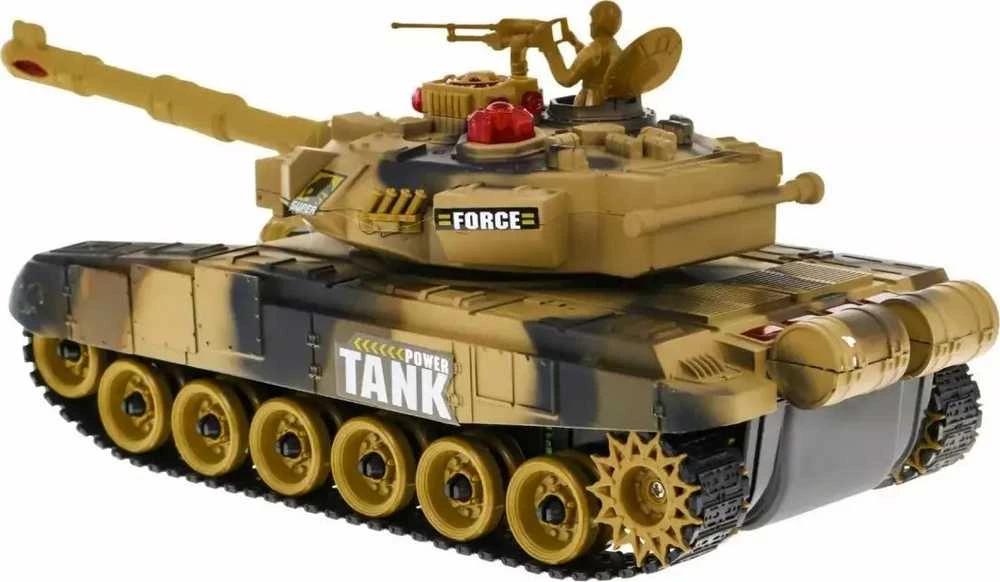 RoGer R/C Tank dykumos kamufliažinis žaislinis automobilis 2,4 GHz