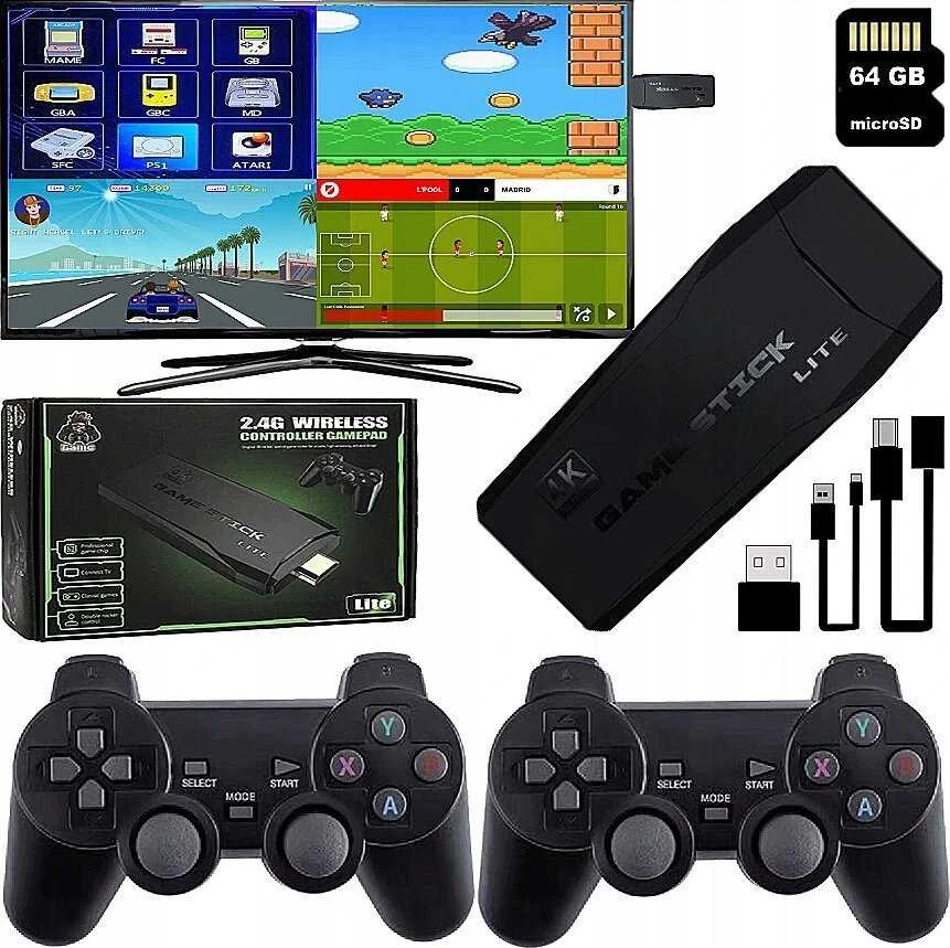 RoGer Retro nešiojama konsolė + 2 žaidimų pultai / 21000 žaidimų / HDMI