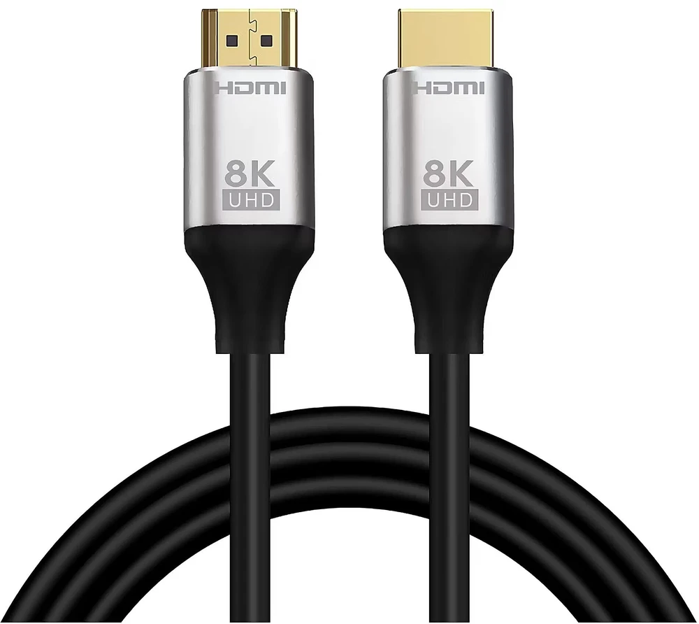 „RoGer UHD8K2BK UHD 8K@60Hz“ HDMI 2.1 kabelis / 48Gbps / HDR / 2m