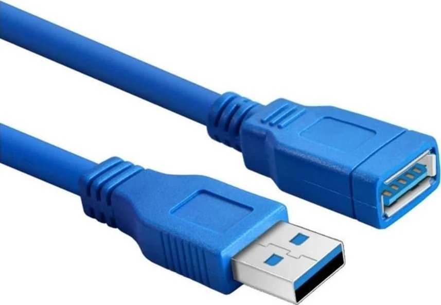 RoGer USB-A Extension Cable 5Gbps / 3m / mėlynas