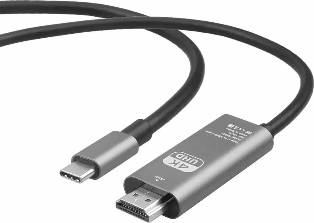 „RoGer“ USB-C į HDMI UltraHD 4K@60Hz kabelis 1,8 m