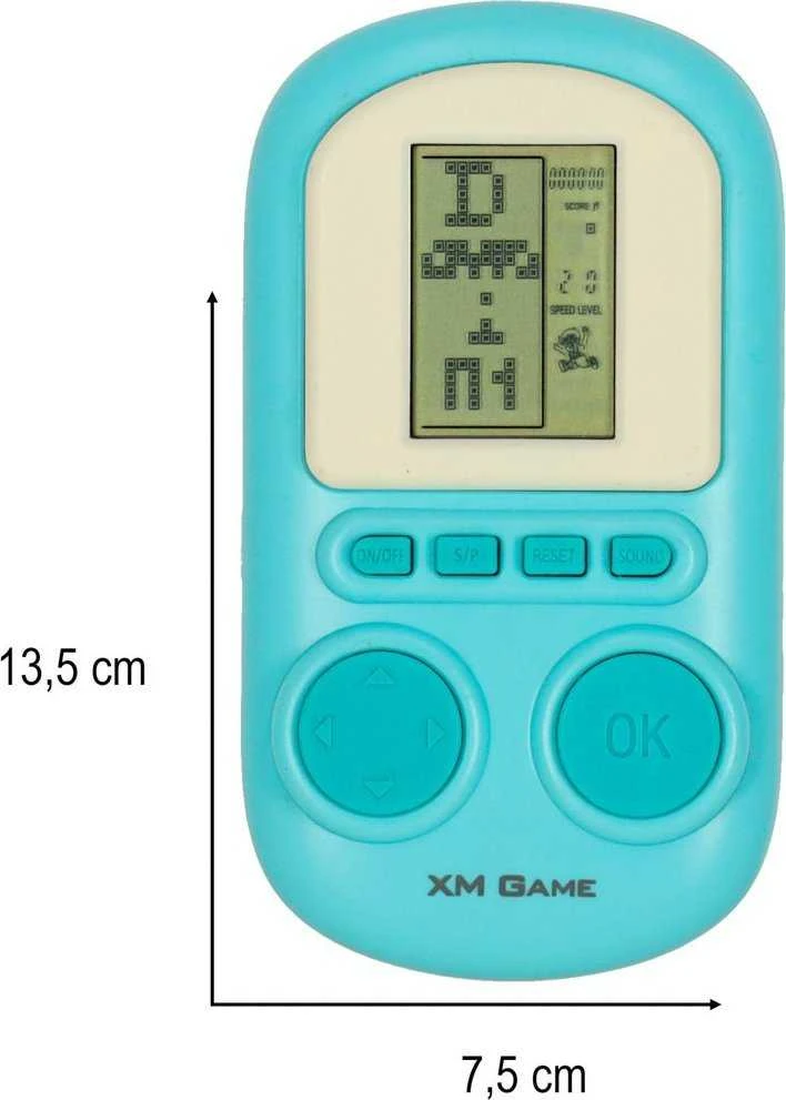 Roger Elektroninio arkadinio žaidimo nešiojamoji konsolė mėlyna