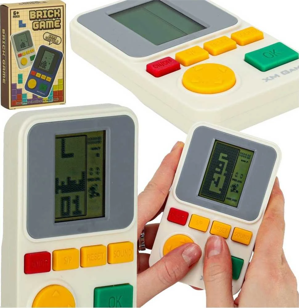 Roger Elektroninė konsolė retro Tetris Brick Game