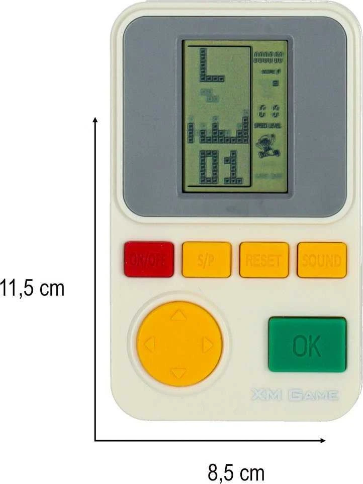 Roger Elektroninė konsolė retro Tetris Brick Game