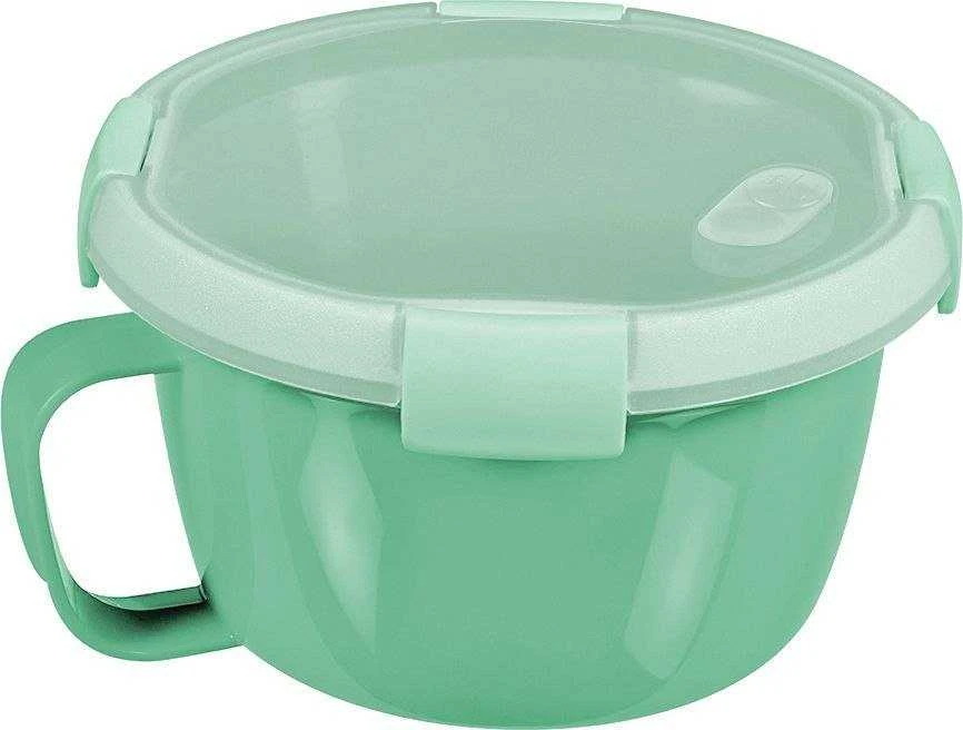 Keter CURVER MAISTO DĖŽUTĖ APVALI NOODLES 0,9L /MĖTŲ SPALVŲ MIX/ ŠVIESIAI PILKA/ PERSIKINĖ